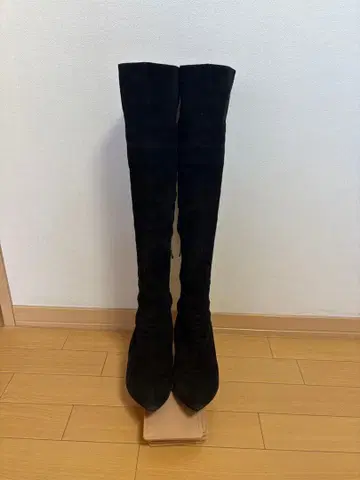 DIANA 2way 니하이 부츠 스웨이드