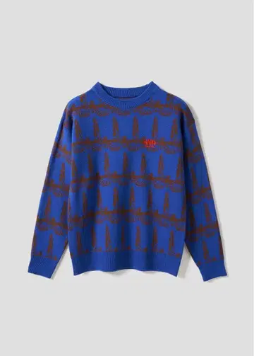 그라니프 이카쿠 워셔블 자카드 니트