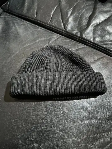 RACAL 블랙 니트 모자 Made in Japan sk8