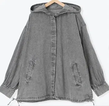 사만사 모스모스 SM2 후드 셔츠 자켓 블랙