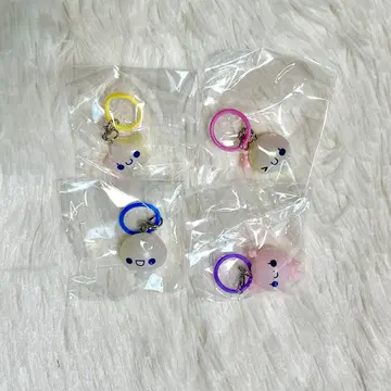 푹푹 아와와짱 메지루시 액세서리 가챠가챠 4개 세트