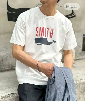 BARNS OUTFITTERS SMITH 티셔츠 화이트