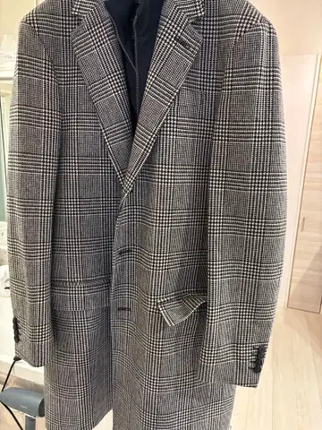 Tommy Hilfiger 체크 무늬 테일러드 자켓