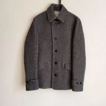 SHIPS Thermore 멜톤 울 피 코트 싱글 M 사이즈