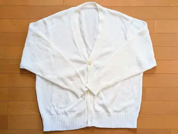 패밀리마트 편의점 의류 코튼 가디건 화이트 M