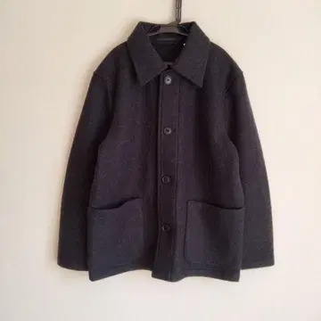 미사용 UNIQLO 유니클로U 울 혼방  오버 사이즈 M