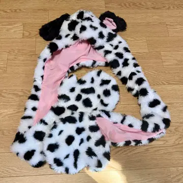 디즈니 101마리 강아지 팬캡 머플러캡