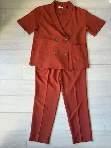 saloon 셋업 오렌지