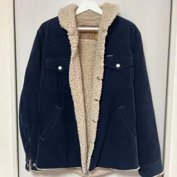 H.R MARKET 네이비 보아 자켓 사이즈 4