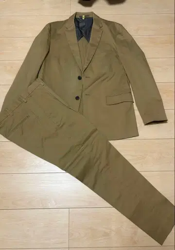 INHERIT 베이지 캐주얼 수트 세트