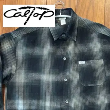 Cal top 옴브레 셔츠 M 너무 크지 않은