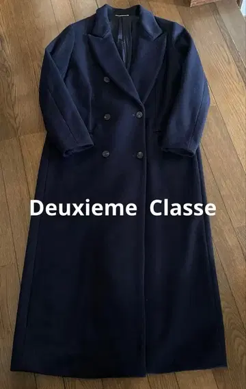 Deuxieme Classe 네이비 롱 코트 38