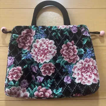 FEILER 꽃무늬 토트 복조리백