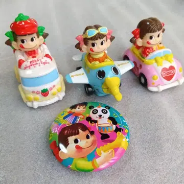 후지야 페코짱 풀백카 전 3종 & 캔뱃지