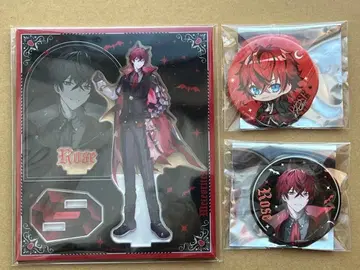 Rose 아크릴 스탠드와 배지 세트