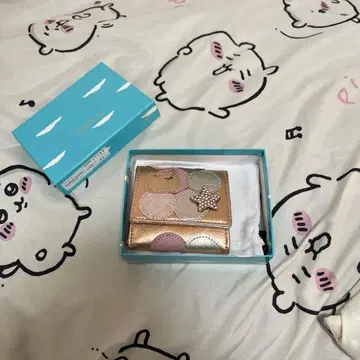 멀티 도트 미니 지갑 3단 폴더형