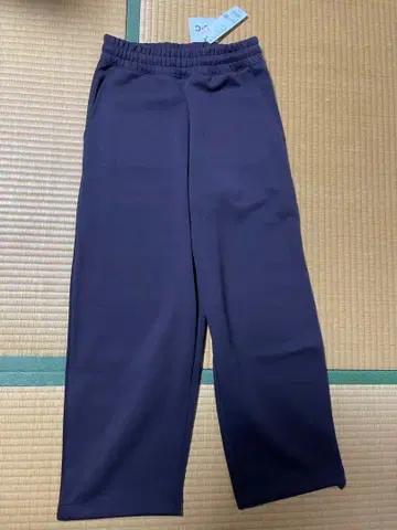 UNIQLO:C 맨투맨 와이드 팬츠 S 19 Wine