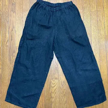 FLAX 린넨 팬츠 블랙 BLACK 100% LINEN