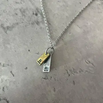 택 목걸이 도금