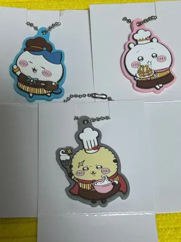 치이카와 Cocos 콜라보 러버 키링 치이카와 하치와레 랏코