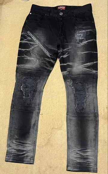 데미지 데님 (스키니)