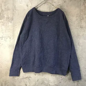 B819 구제 의류 트레이닝복 맨투맨 네이비 무지 90s Y2K