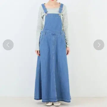 SLOBE IENA 플레어 점퍼 데님 스커트