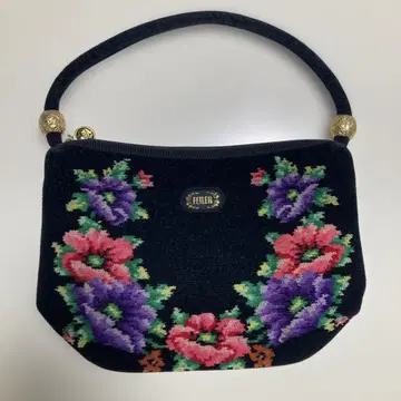 FEILER 꽃무늬 자수 핸드백