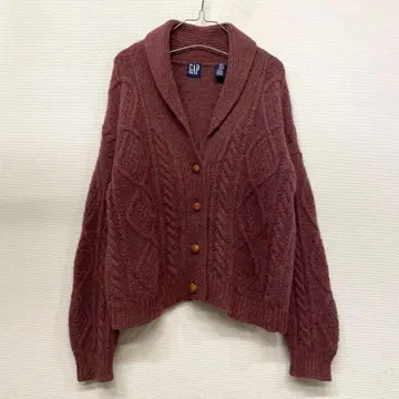 GAP 갭 숄카라 싸개 버튼 가디건