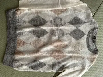 MACKINTOSH LONDON 다이아몬드 패턴 니트 스웨터 40