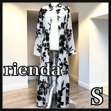 rienda 꽃무늬 롱 가디건 S 사이즈