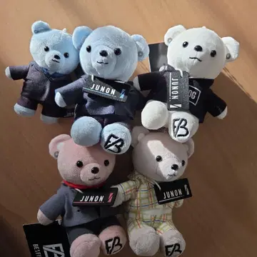 JUNON 봉제 인형 세트 5개