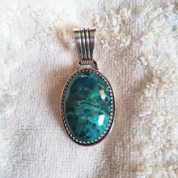 터콰이즈 펜던트 헤드 실버제 LEMON TREE