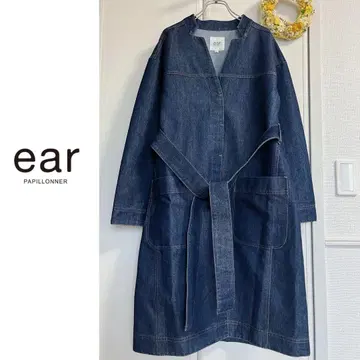 ear PAPILLONNER 이아파피오네 논워시 데님 코트 정가 2만엔