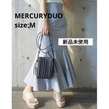 MERCURYDUO 머큐리 듀오 머메이드 스커트 블루