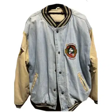 디즈니 바시티 자켓 빈티지