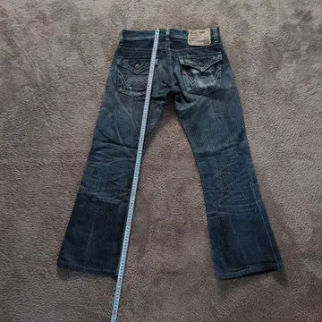 EDWIN 스트레이트 데님 30 x 32 블루