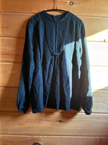 린넨 블라우스 블랙