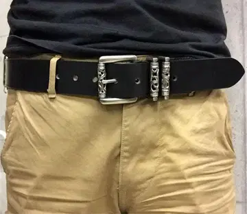 히메지 가죽 40mm 벨트 일본산 새상품 벨트 BK 프리 쿠로하