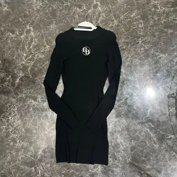 [ GYDA ] 리브 니트 미니 원피스