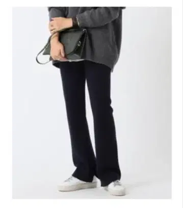 Deuxieme Classe 스무스 니트 팬츠 36 네이비