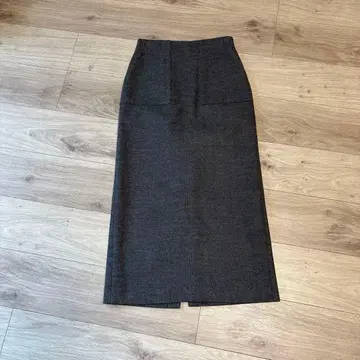 다크 그레이 타이트 스커트 길이 90cm