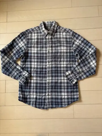 Eddie Bauer 플란넬 셔츠 XS 네이비 계열 체크