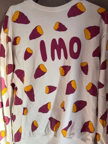 PUNYUS 후드 올 패턴 맨투맨 IMO 1사이즈