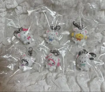 산리오 포근포근 스노우 메지루시 액세서리