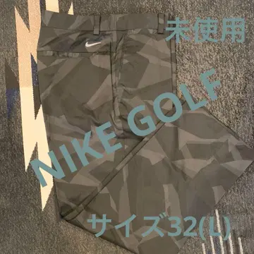 Nike 블랙 그레이 카모플라주 패턴 골프 팬츠 L 사이즈