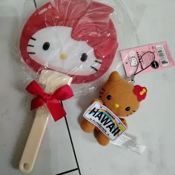 산리오 헬로키티 하와이 한정판 봉제 인형 일광화상 건메탈 헤이세이 레트로