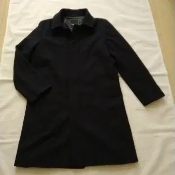 unrelaxing 울 코트 릴랙싱 네이비 S 비즈니스