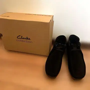 [ 새상품급 ] Clarks 클락스 왈라비 부츠 블랙 26.5cm