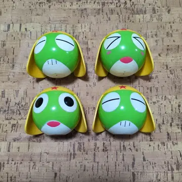 개구리 중사 케로로 캐릭터 셀 4개 세트 (캡슐만)